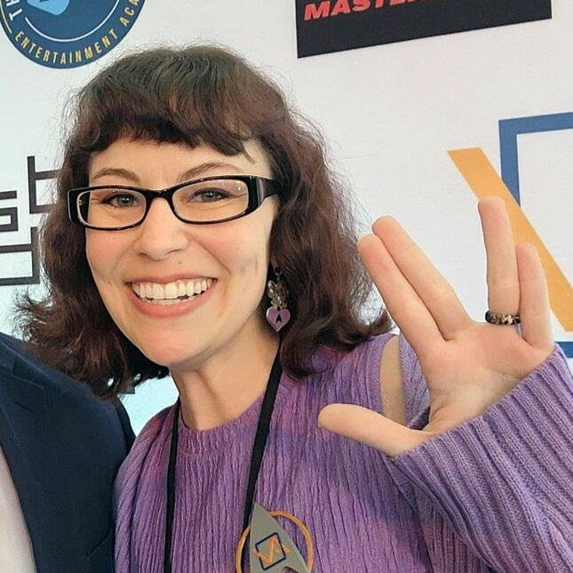 Rebecca at VO Atlanta 2025 Rebecca at VOA 2025